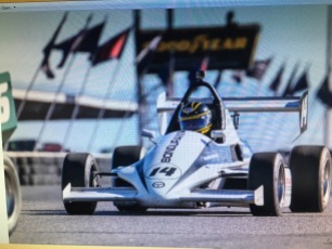Dr Lange racing Formula race car at Bondurant race school in Arizona.